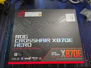 ASUS ROG Crosshair X870E Hero AMD X870E AM5 ATX Motherboard - Afbeelding 1 van 10