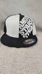 Famous Stars & Straps "Our Hood" Flexfit Hat S/M, Black/White, NWOT,  FREE SHIP - Picture 1 of 9