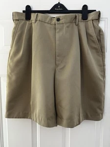 Pro Tour Men's Pleated Khaki Chino Golf Shorts - Size 36 - Picture 1 of 2