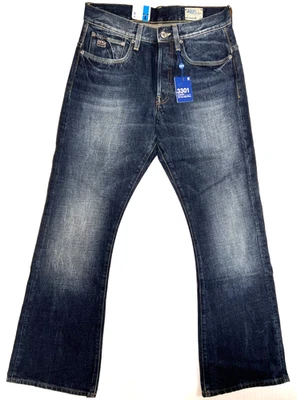 G-Star RAW 3301 Boot Cut Jeans in Medium Aged Lane Denim, Size W30/L32 BNWT $160 - Image 1 of 4