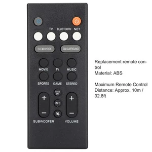 Remote Control ABS Speaker Replacement Controller For YAS‑209 YAS‑109 BEA - Picture 1 of 12
