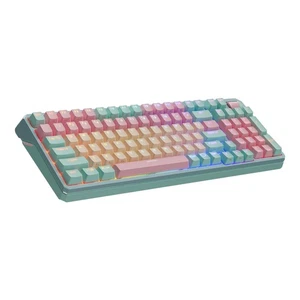 MK770 Macaron Wireless Mechanical RGB Gaming Keyboard, Kailh Box V2 Click Whi... - Picture 1 of 9