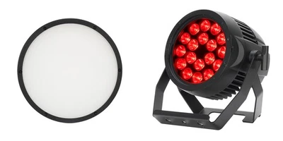 American DJ Encore LP18IP IP65 RGBL LED DMX Wash Light+100° Degree Frost Filter - Image 1 of 4