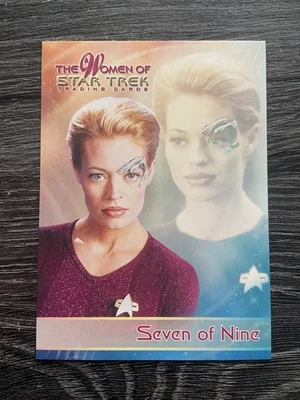 JERI RYAN AS SEVEN OF NINE PROMO CARD P1 RITTENHOUSE THE WOMEN OF STAR TREK 2010 - Bild 1 von 2