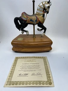 Tobin Fraley Musical Carousel Horse 1060/4500 Willitts Galleries COA Waltz - Picture 1 of 11