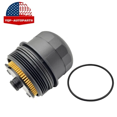 Engine Oil Filter Housing Cover Cap w/Filter for Volvo S60 V60 XC60 XC90 L4 2.0L Foto 1 de 4