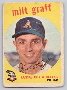 1959 Topps #182 Milt Graff - Picture 1 of 2