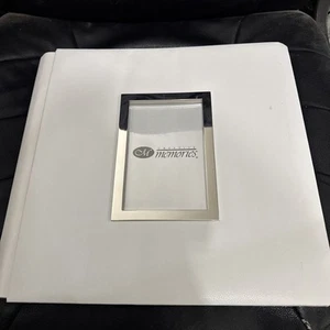 CREATIVE MEMORIES 12X12 WHITE ALBUM WITH FRONT 4X6 PICTURE BOX - Picture 1 of 11