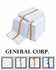 60 gold stripe super bar towel bar mop kitchen resturant cleaning towels 33oz 