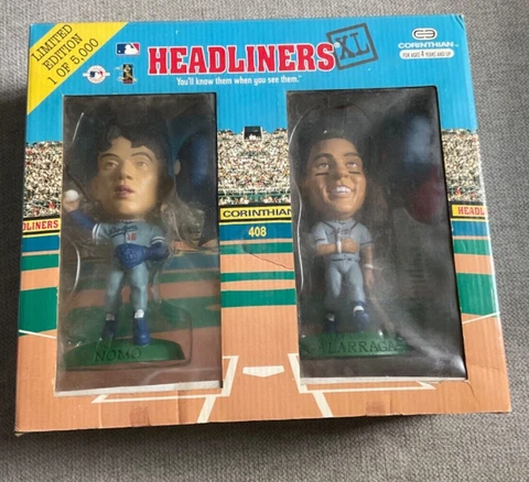 Headliners XL Limited Edition Hideo Nomo Andres Galarraga Bobblehead Figurines Cover