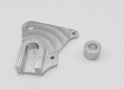 DYNA 1991-1999 REAR BRAKE CALIPER BRACKET USA-MADE RAW BILLET HARLEY - Imagen 1 de 4