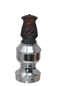Vintage Avon Chess Piece King Bottle Decanter Figurine Figure Brown Silver Empty - Picture 1 of 3