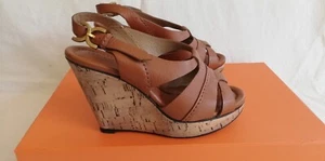 Chloé Wedges Plateau Sandalen Espadrilles Damen Gr. 38 Schuhe Mittel-Braun. Top! - Bild 1 von 12