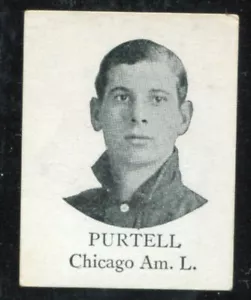 Chip de Colgan 1909 prueba cuadrada Purtell Chicago Am. L - Imagen 1 de 2
