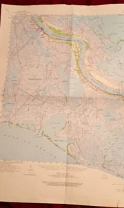 Vintage Empire Louisiana 1960 Original USGS Topo Map Plaquemines Parish - Picture 1 of 17