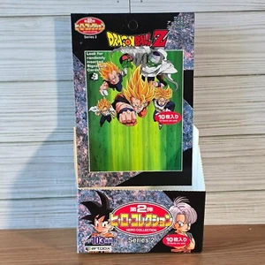 Caja de exhibición de tarjetas coleccionables Dragon Ball Z soporte vintage fuera de uso 2001 japonés M1a - Imagen 1 de 21