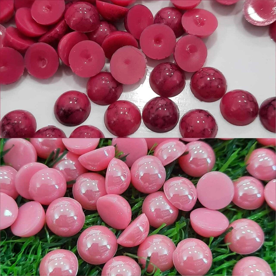 Perlen 8mm Halbperlen rund Tischdeko rund Dekoperlen Wachsperlen V307 - Bild 1 von 1