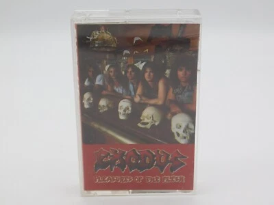 Exodus Pleasures of the Flesh (1987) Cassette Thrash Metal Relativity TESTED Foto 1 de 4