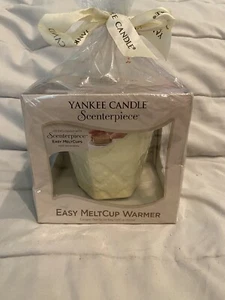 Yankee Candle Scenterpiece Easy MeltCup Warmer Classic Ivory - Picture 1 of 4