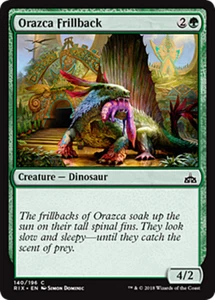 ORAZCA FRILLBACK ~mtg NM Rivals of Ixalan Com x4 - Picture 1 of 1