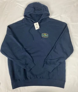 Suéter con capucha para hombre Billabong azul marino con logotipo de doble cara talla XXL NUEVO CON ETIQUETAS - Imagen 1 de 6