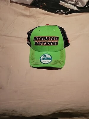 Gorra Bobby Labonte #18 baterías interestatales gorra camionero Joe Gibbs carreras Foto 1 de 4