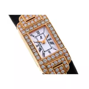 AUDEMARS PIGUET Charleston 67028OR.Z.002CR Quartz Diamond Rose Gold Womens Watch - Picture 1 of 8