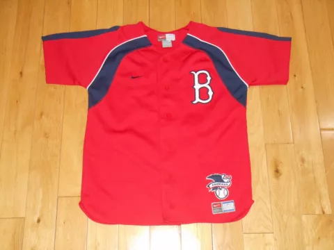 Nike DAVID ORTIZ Red BOSTON RED SOX #34 Youth MLB Batting Practice Team JERSEY M Cover