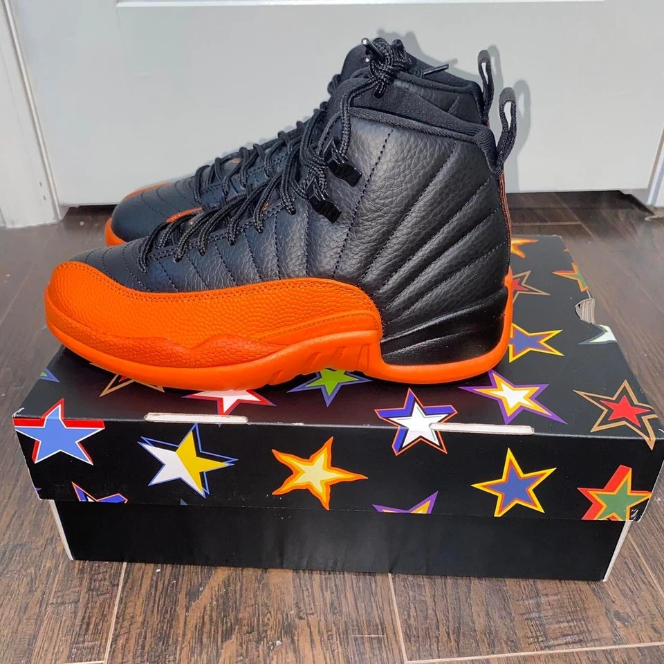 Talla 5.5 - Air Jordan 12 Retro Naranja Brillante W Foto 1 de 1