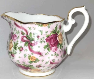 Raro Royal Albert Old Country Roses Rosa Chintz Leche Jarra Crema - Imagen 1 de 2