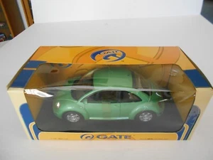 Vintage 1998 GATE 1:18th Scale VW New Beetle Coupe, '98, Green, #G01032, NIB - Picture 1 of 11