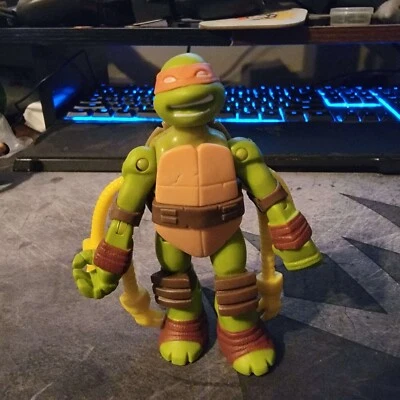 RARO Teenage Mutant Ninja Turtles Michelangelo Playmates FIGURA DE ACCIÓN JUGUETE 2013 Foto 1 de 4