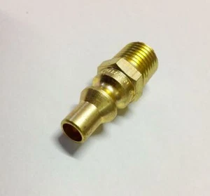 QC14M: 1/4" MALE BRASS COUPLING DISCONNECT FOR PROPANE / NATURAL GAS - Picture 1 of 2