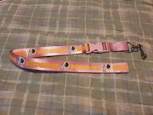 WASHINGTON REDSKINS PINK 24"x 1" Lanyard w/ Detachable Buckle (NO PERFECT)  - Picture 1 of 4