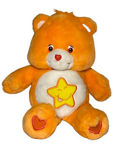 2003 TCFC Singing Care Bear Laugh-a-Lot Bear Plush Yellow Smiling Star Tested
