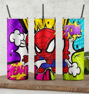 Spiderman Toon 20 oz Stainless Steel Tumbler - Picture 1 of 5