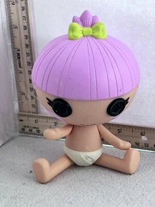 MGA Lalaloopsy Baby Pink Hair white Diaper 7” Doll - Picture 1 of 4