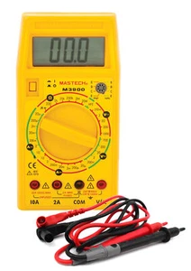 Digital Muiltimeter, 200mV - 1000 V - Testing Leads Included - Eisco Labs - Picture 1 of 1