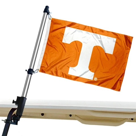 Tennessee Volunteers Golf Cart Flag and Flagpole Mount Holder Cover