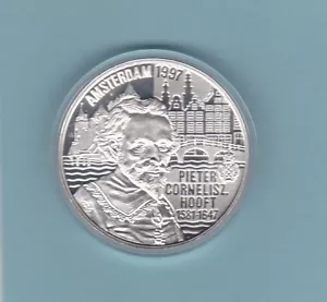 A39 NETHERLANDS 1997 50€ SILVER PROOF EXPLORERS. - Picture 1 of 2