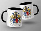 German Heritage Haberl Surname Coat of Arms Coffee Mug, Ancestral Crest