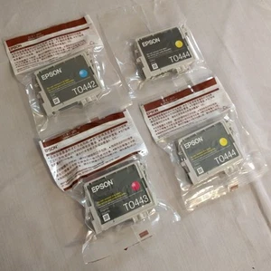 Epson Printer Cartridges T0444/T0442/T0443 3 Sealed / 1 Opened (Quantity 4) - Picture 1 of 5