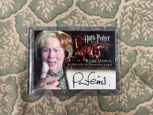 Harry Potter Aunt Marge Pam Ferris Signed Autograph Card - Picture 1 of 2