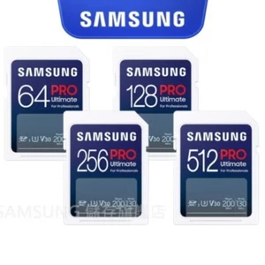 Samsung Pro Ultimate 64GB 128GB 256GB 512GB SD Memory Card UHS-I Class 10 U3 V30 - Picture 1 of 21