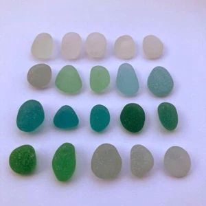 Genuine Sea Glass Rounded Medium size Mix From Japan 22416 - Picture 1 of 2