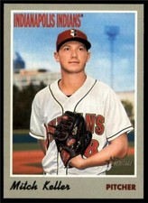 2019 Topps Heritage Minors Base #75 Mitch Keller - Indianapolis Indians