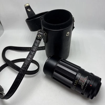 Sears Auto 200 mm F 3.5 Lens With Case Black Vintage - Image 1 of 4