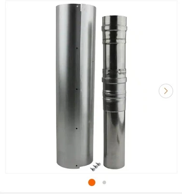 Rheem RTG20151E-1, Indoor Gas Heater Concentric Vent, 3” Variable 7.5” – 22" - Image 1 of 2