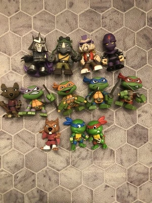 TMNT Misterio Mini Set 12 Tortugas Ninja Envío Mismo Día Trituradora Astilla Leo Foto 1 de 4