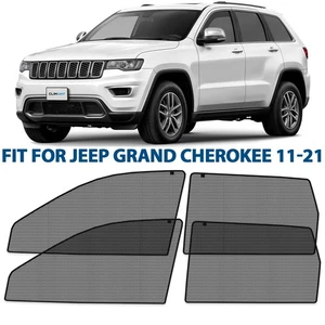Car Shades for Side Windows Sunshade Protector for 11-21 Jeep Grand Cherokee - Picture 1 of 7